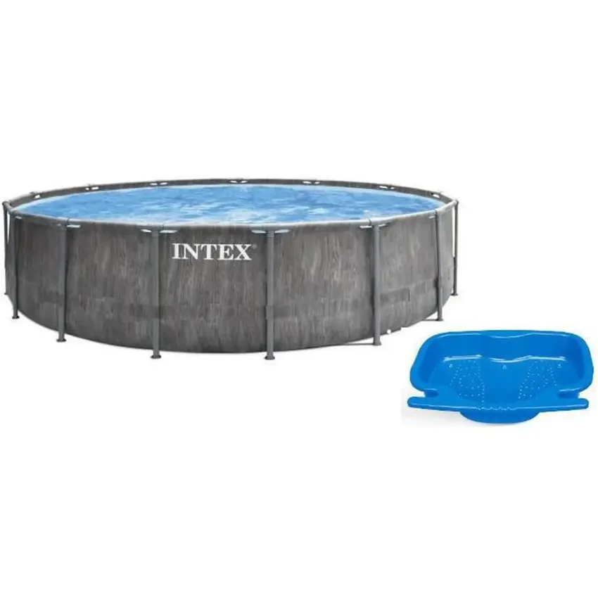 Kit piscine tubulaire baltik &oslash; 4,57 x 1,22m et Nettoyeur
