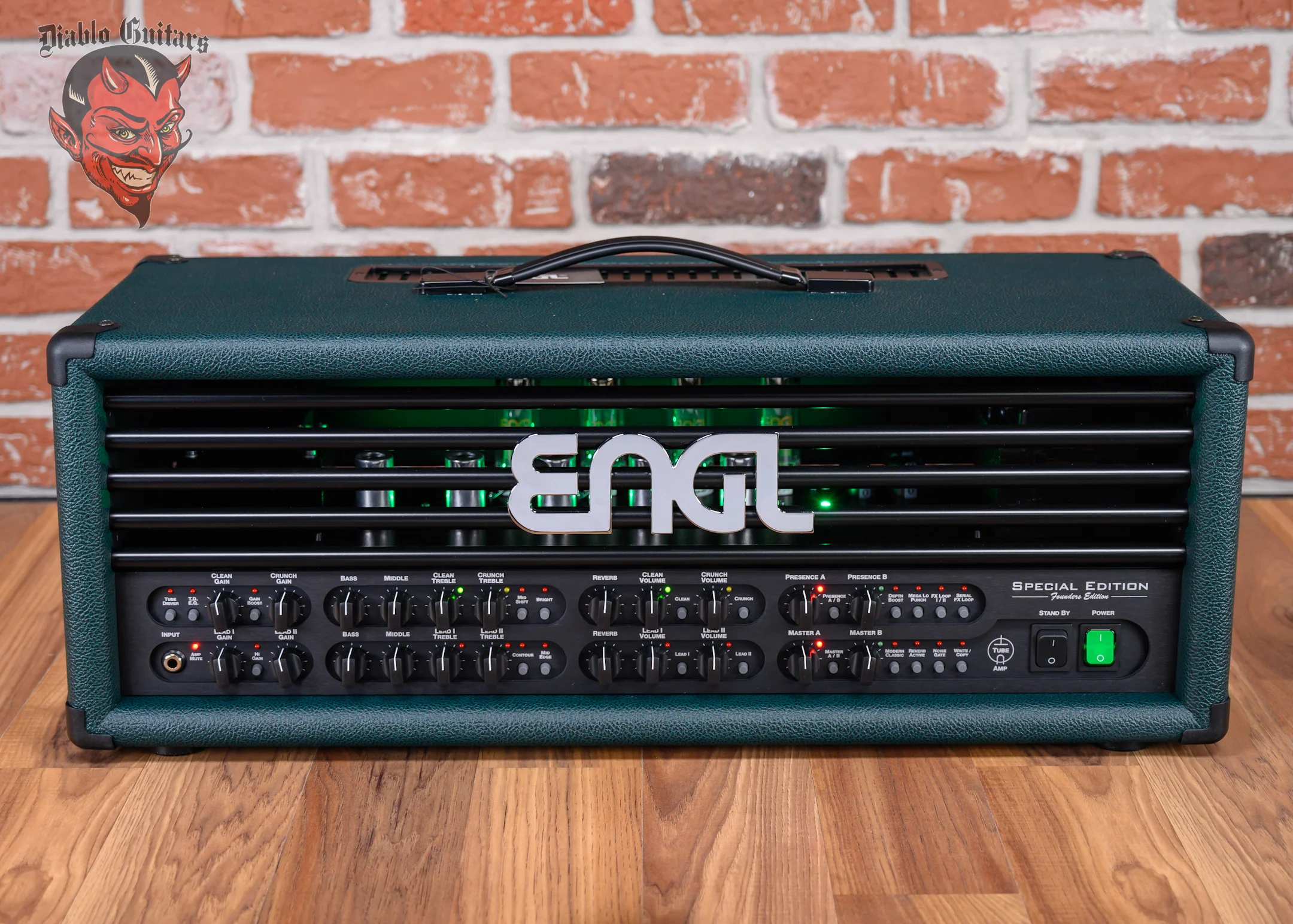 Engl Custom Shop Special Edition Founders Edition E670FE 5-Channel 100-watt all Tube Head with EL34 Tubes Green Bronco