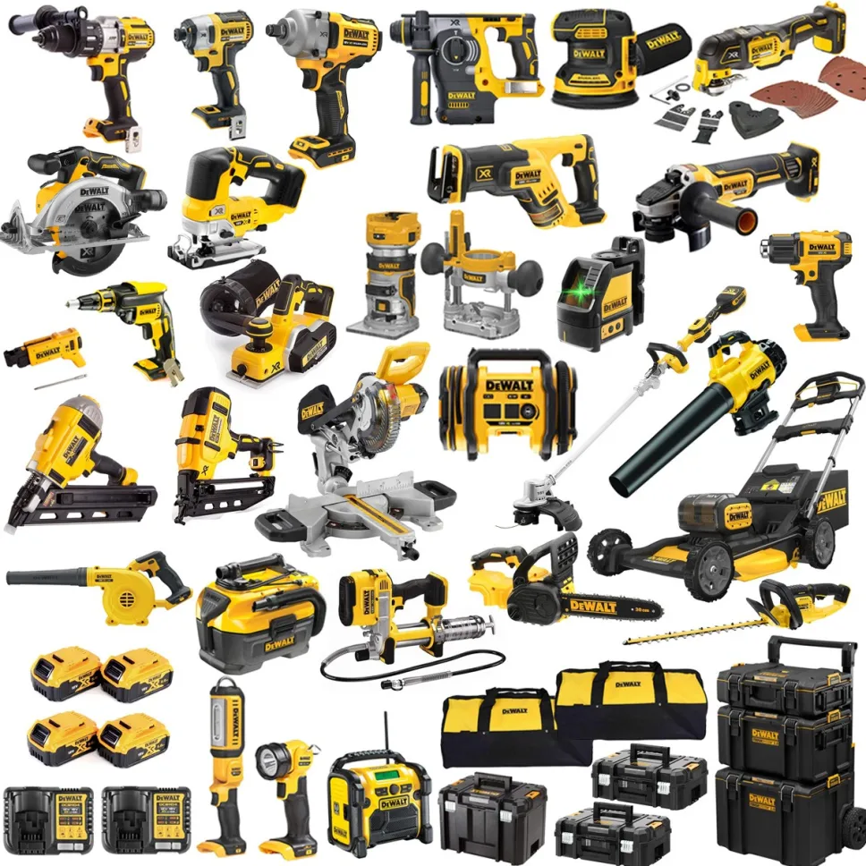 Kit di utensili elettrici DeWALT DEWKIT30A 4 batterie al litio da 18 V x 5 Ah, 34 pezzi