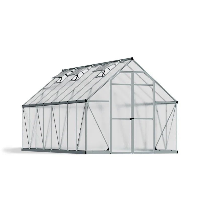 Palram - Canopia Essence 95.4 in W Hobby Greenhouse