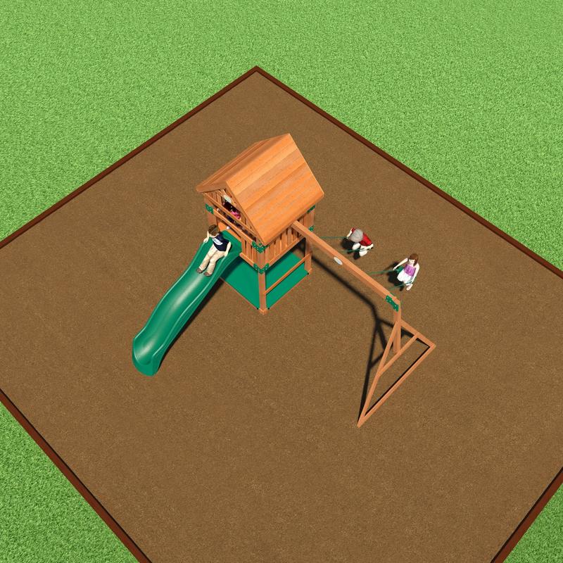 Trek Wooden Swing Set