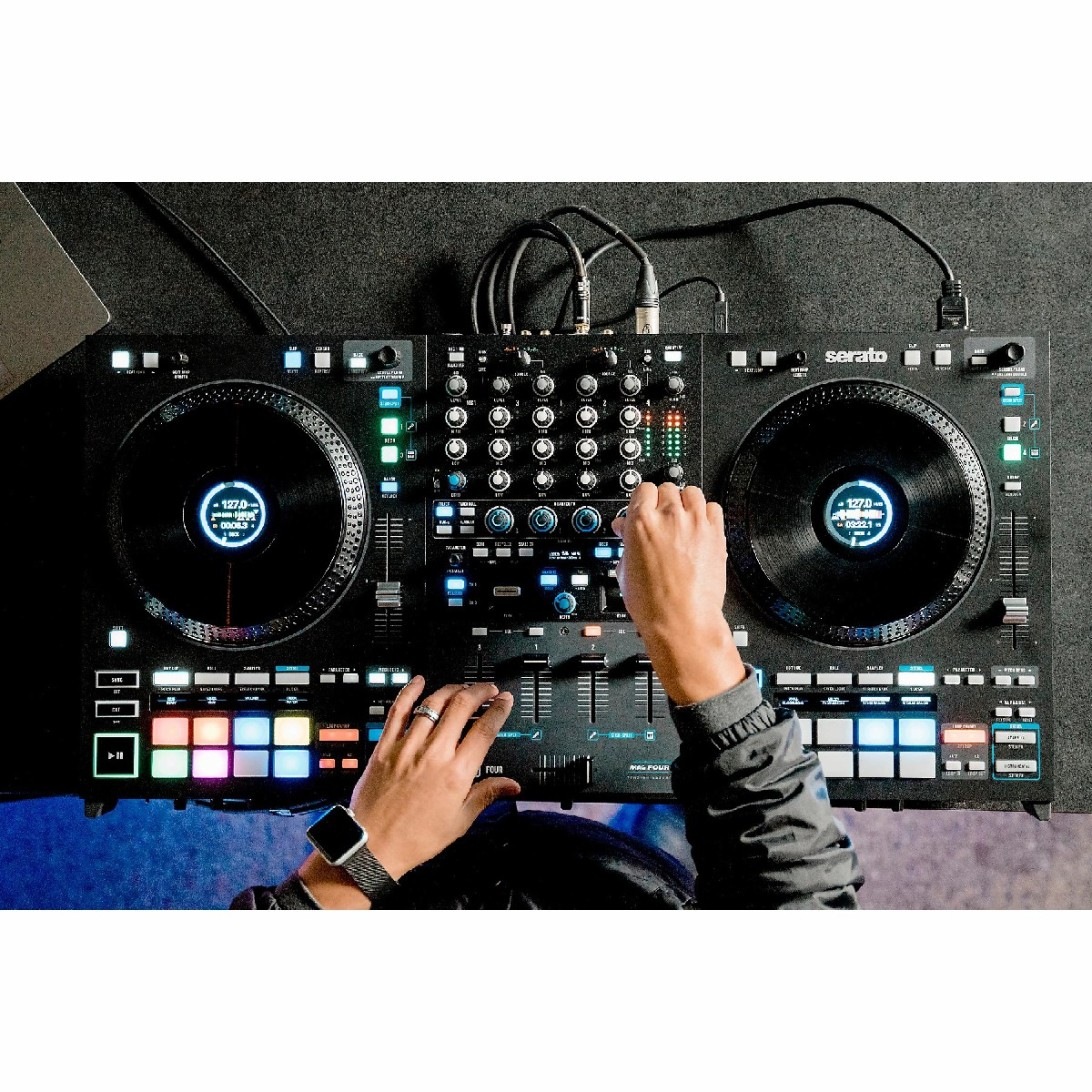 RFOR Advanced Four-Channel Stems DJ Controller Black