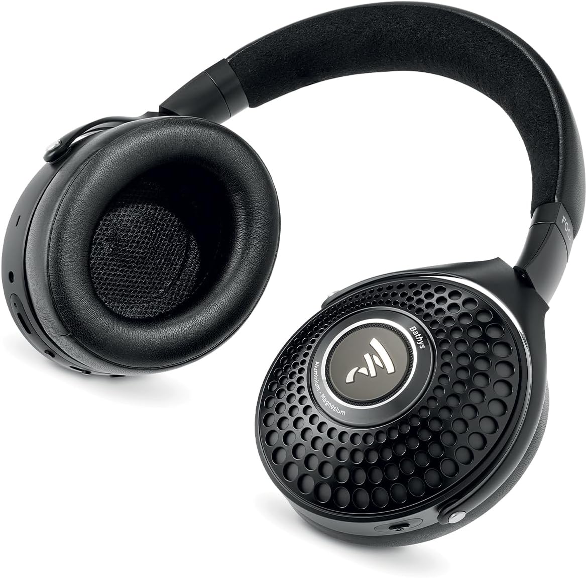Focal Bathys Wireless Bluetooth Headphones, Active Noise Cancellation, Deep Black, Over-Ear, Closed-Back