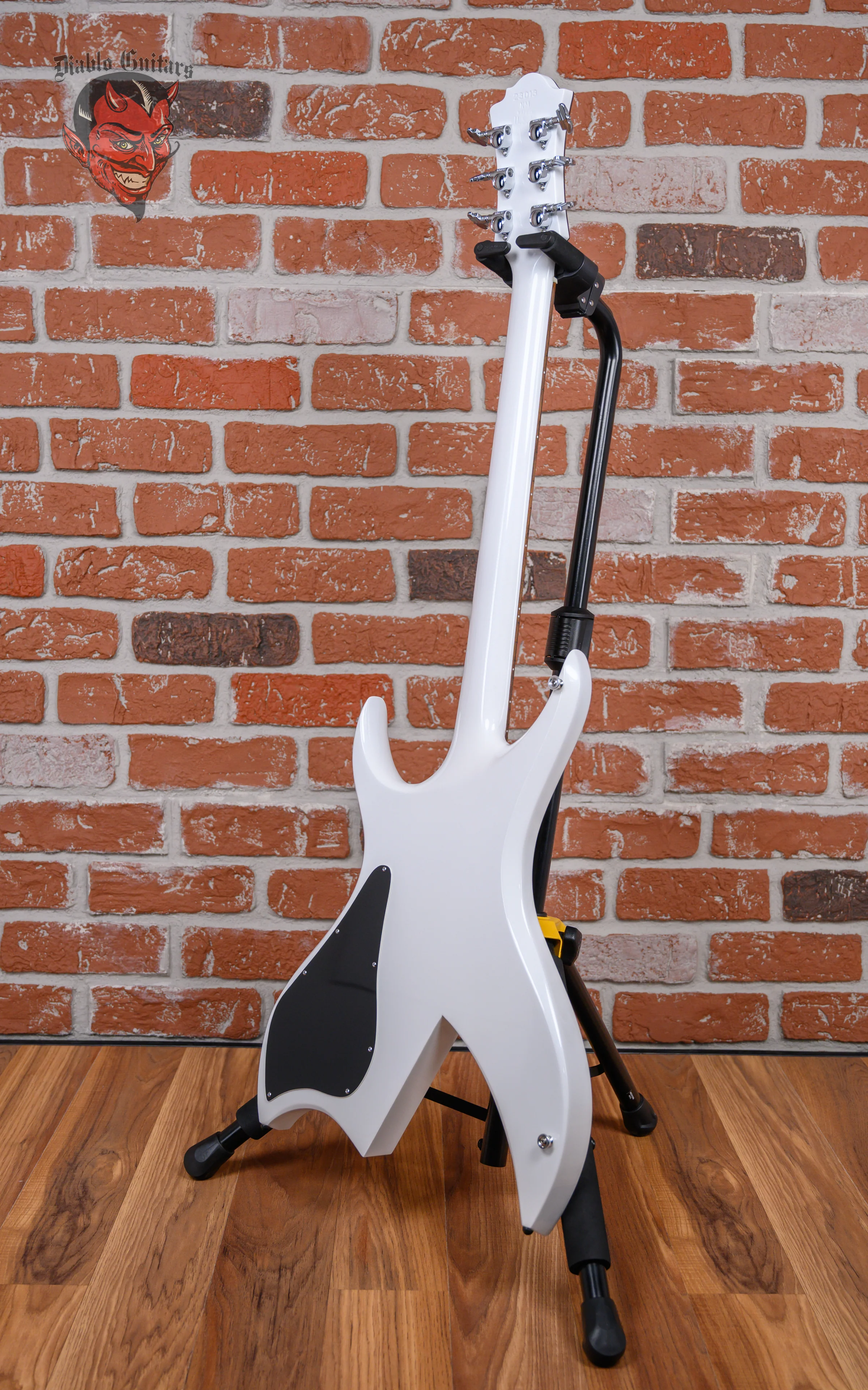 B.C. Rich USA Rich Bich Standard Glitter Rock White Built by Neal Moser in 2023 w/OHSC