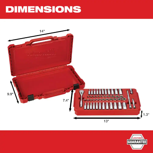1/4 in. and 3/8 in. and 1/2 in. Drive SAE/Metric Ratchet and Socket Mechanics Tool Set (153-Piece)