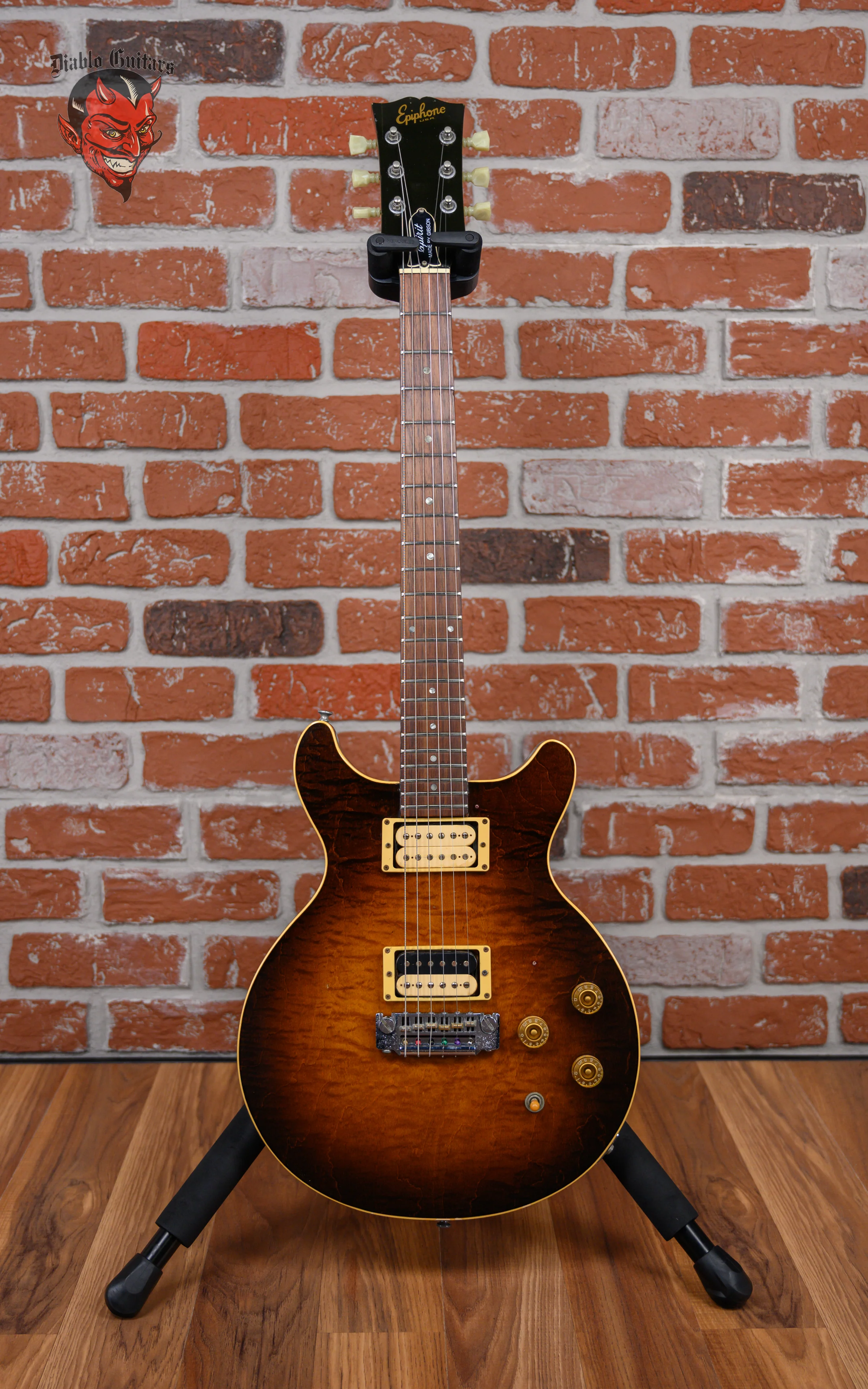 Epiphone USA Spirit Figured Maple Top Sunburst 1982 w/OHSC