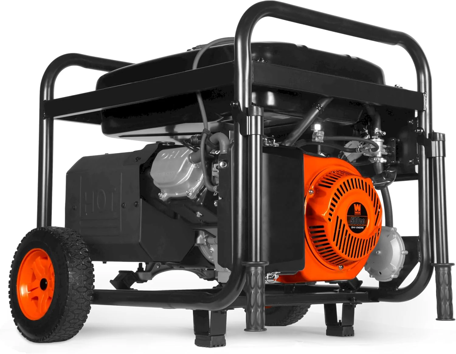 WEN 14,500-Watt 120V/240V Tri-Fuel Generator for Gas, Propane, and Natural Gas, Transfer-Switch Ready with Electric Start, Wheel Kit, and CO Watchdog (TF1450X)