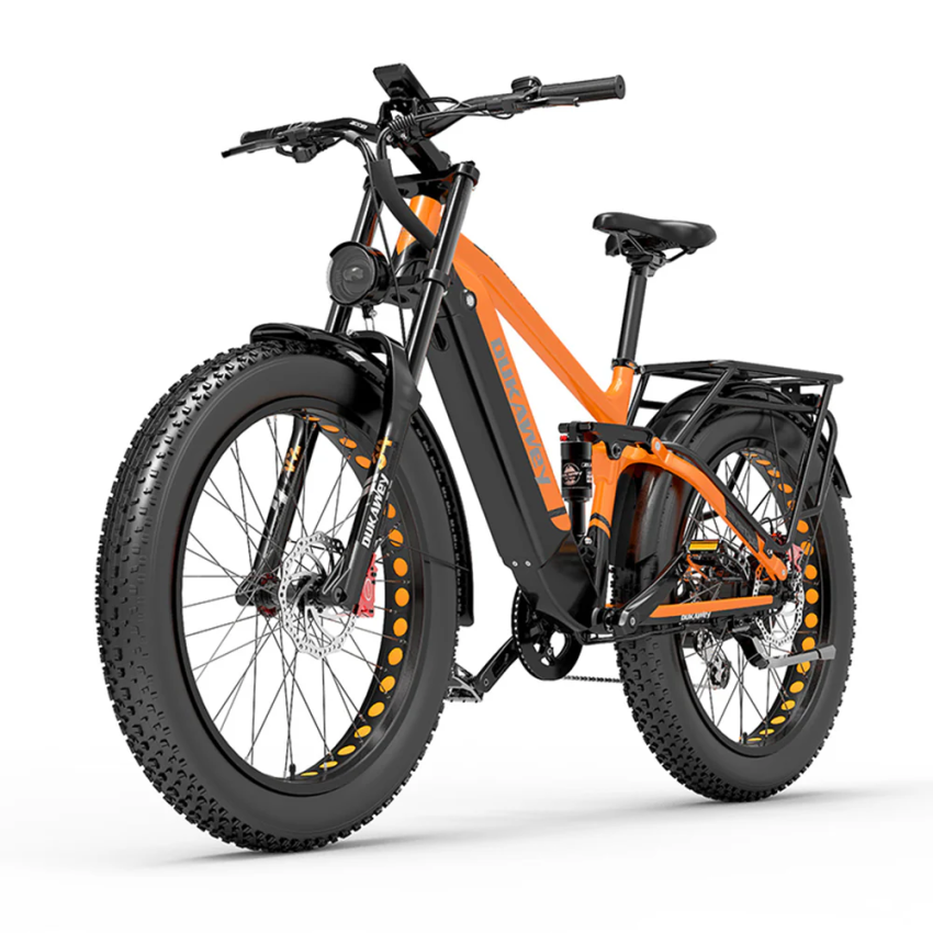 Dukawey Silvertip8 1000W 26" Fat Bike E-Mountainbike SUV E-bike 52V 20Ah Samsung Akku