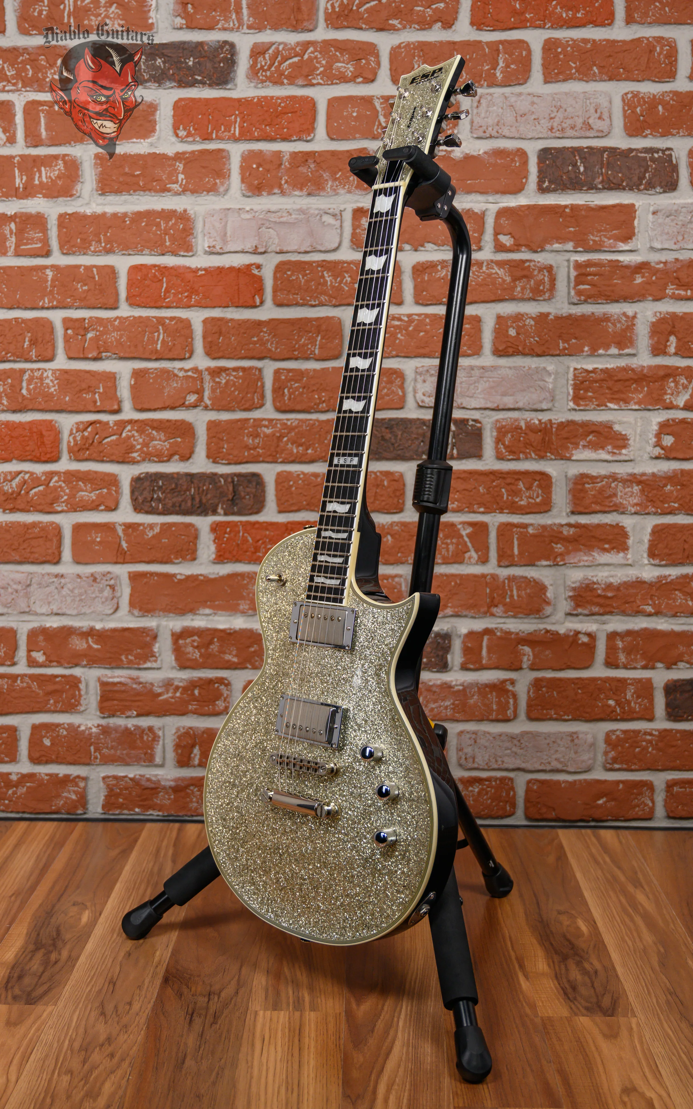 ESP Standard Eclipse-II Silver Sparkle 2013 w/OHSC