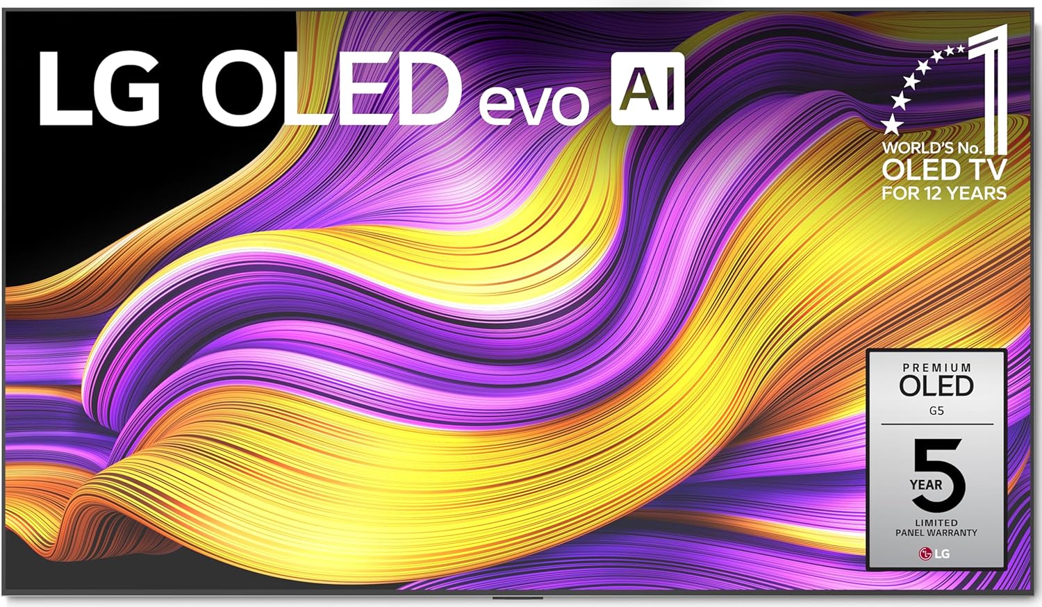 LG 97-Inch Class OLED evo AI 4K G5 Series Smart TV w/Dolby Atmos, Dolby Vision, HDR10, AI Super Upscaling 4K, Filmmaker Mode, Wow Orchestra, Alexa Built-in (OLED97G5WUA, 2025)