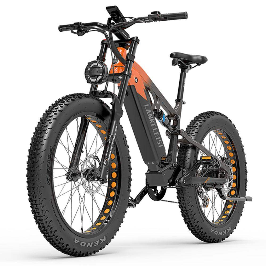 Lankeleisi RV800 Plus 750W Bafang Motor 26" Fat Bike Fully E-Mountainbike 20Ah Samsung Akku E-MTB