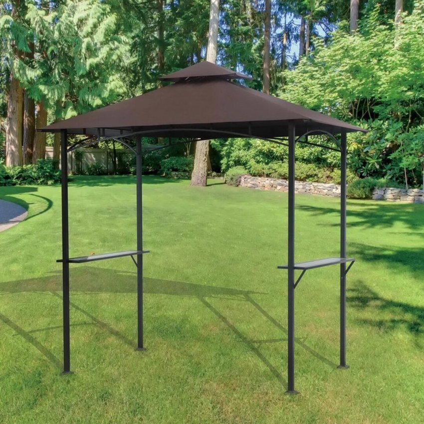 Bayamo 8 Ft. W x 5 Ft. D Steel Grill Gazebo