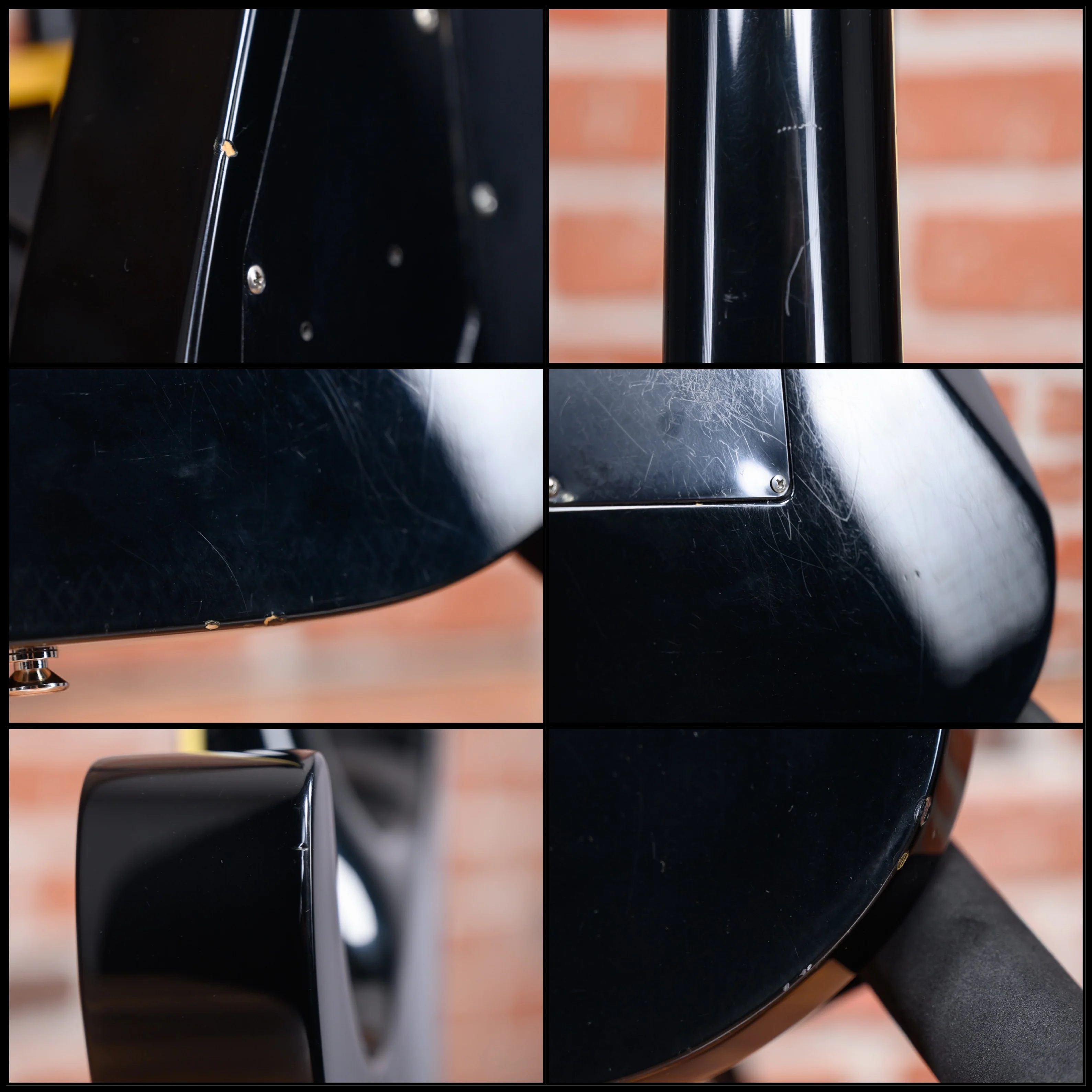 ESP M-1 Custom Pre Lawsuit Headstock Black 1987 w/OHSC