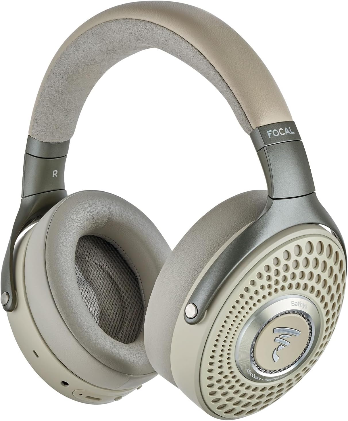 Focal Bathys Over-Ear Hi-Fi Bluetooth Wireless Headphones, Dune Finish
