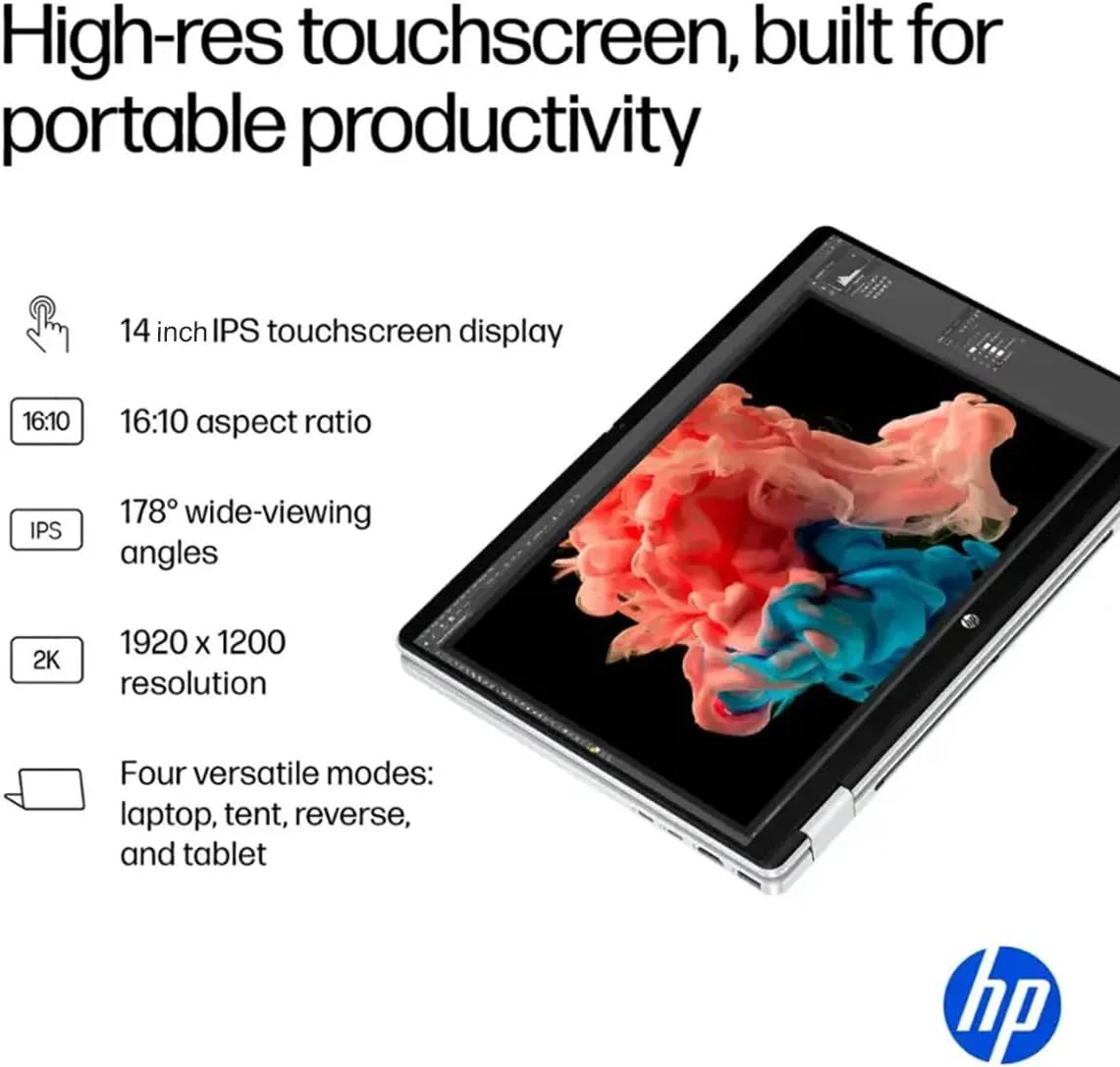 2025 HP OmniBook 5 Flip (Next Gen Envy x360) 2-in-1 Touchscreen AI PC Laptop (14