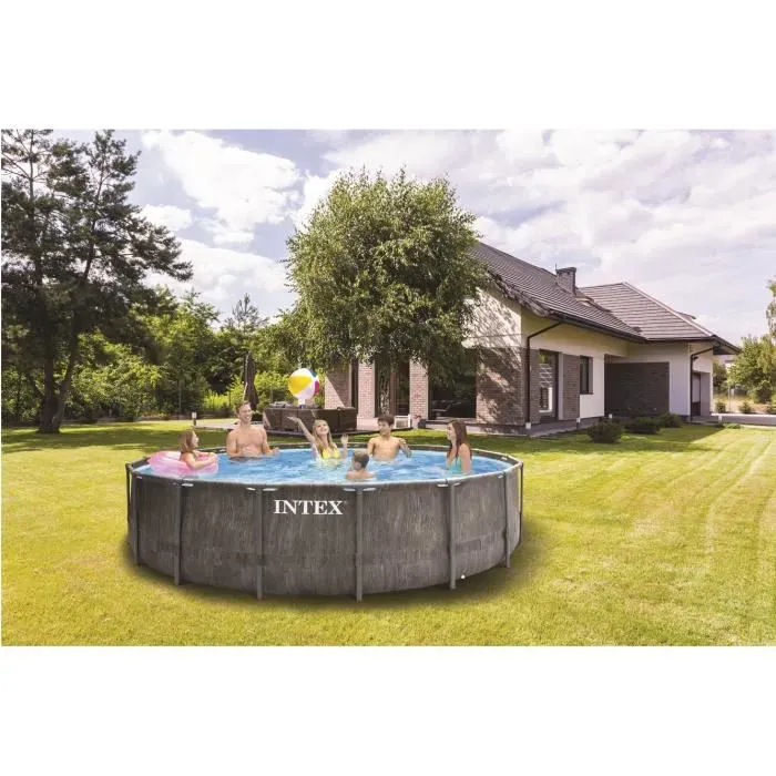 Intex - 26744NP - Kit piscine tubulaire baltik &oslash; 5,49 x 1,22m