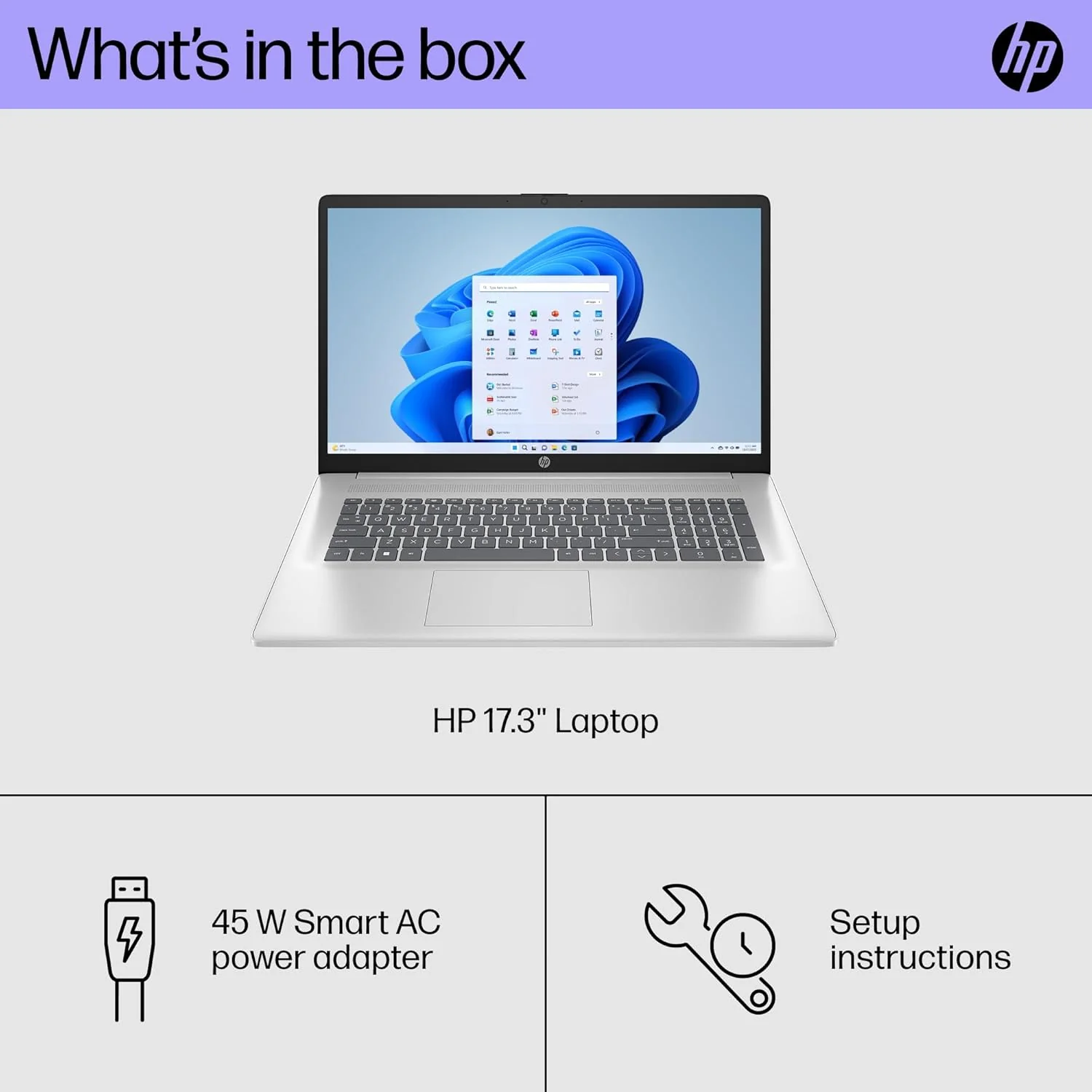 HP 17 inch Touchscreen Laptop Computer Business, MS Office, 17.3