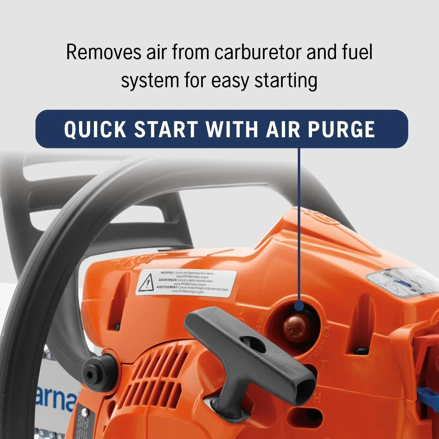 Husqvarna 120 Mark III Gas Chainsaw, 38-cc, 2-Cycle X-Torq Engine, 16 Inch Chainsaw with Automatic Oiler, For Wood Cutting and Tree Pruning