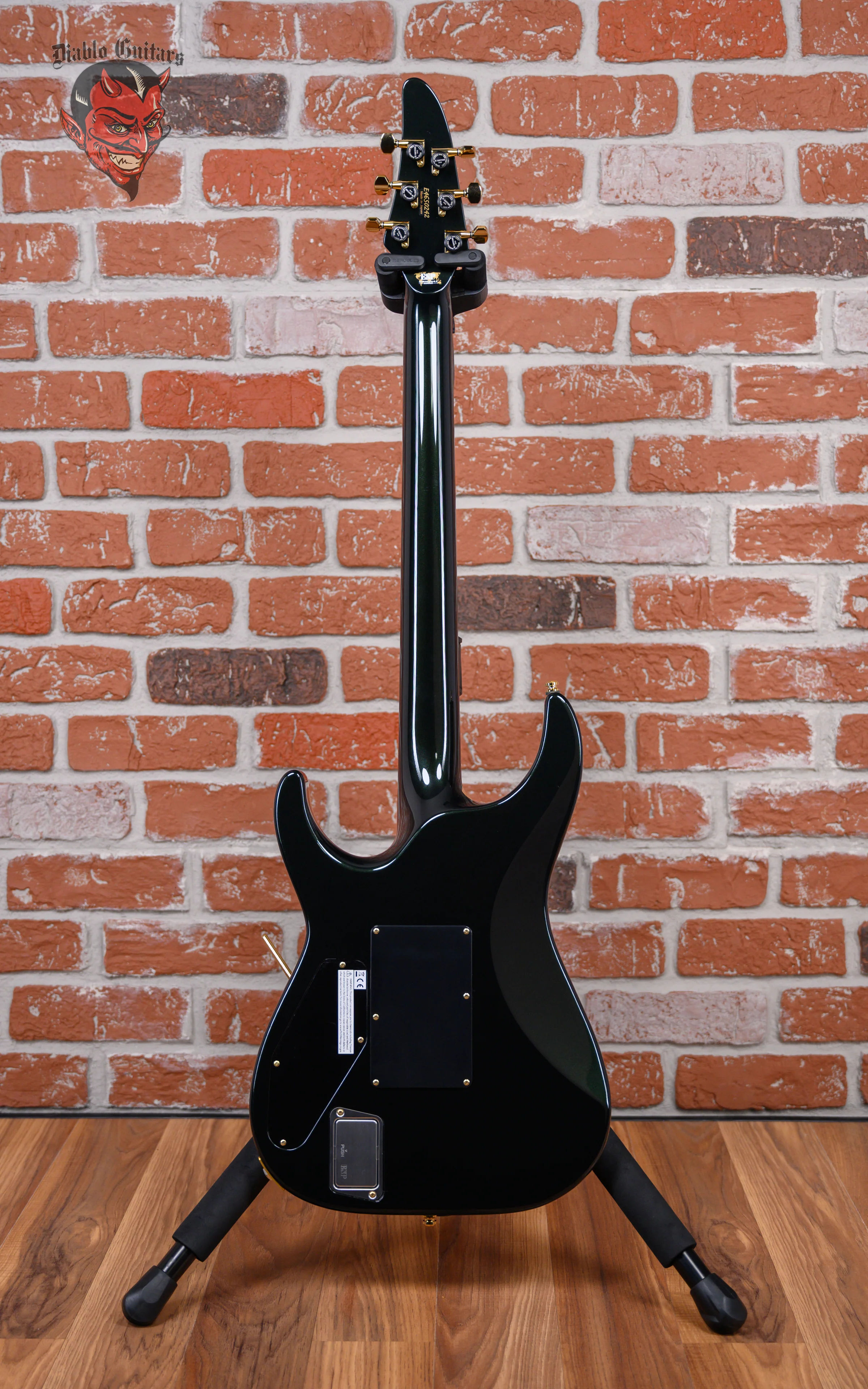 ESP Custom Shop Horizon CTM FR/FM Flamed Maple Top Turquoise Green Teardrop Sunburst 2024 w/OHSC