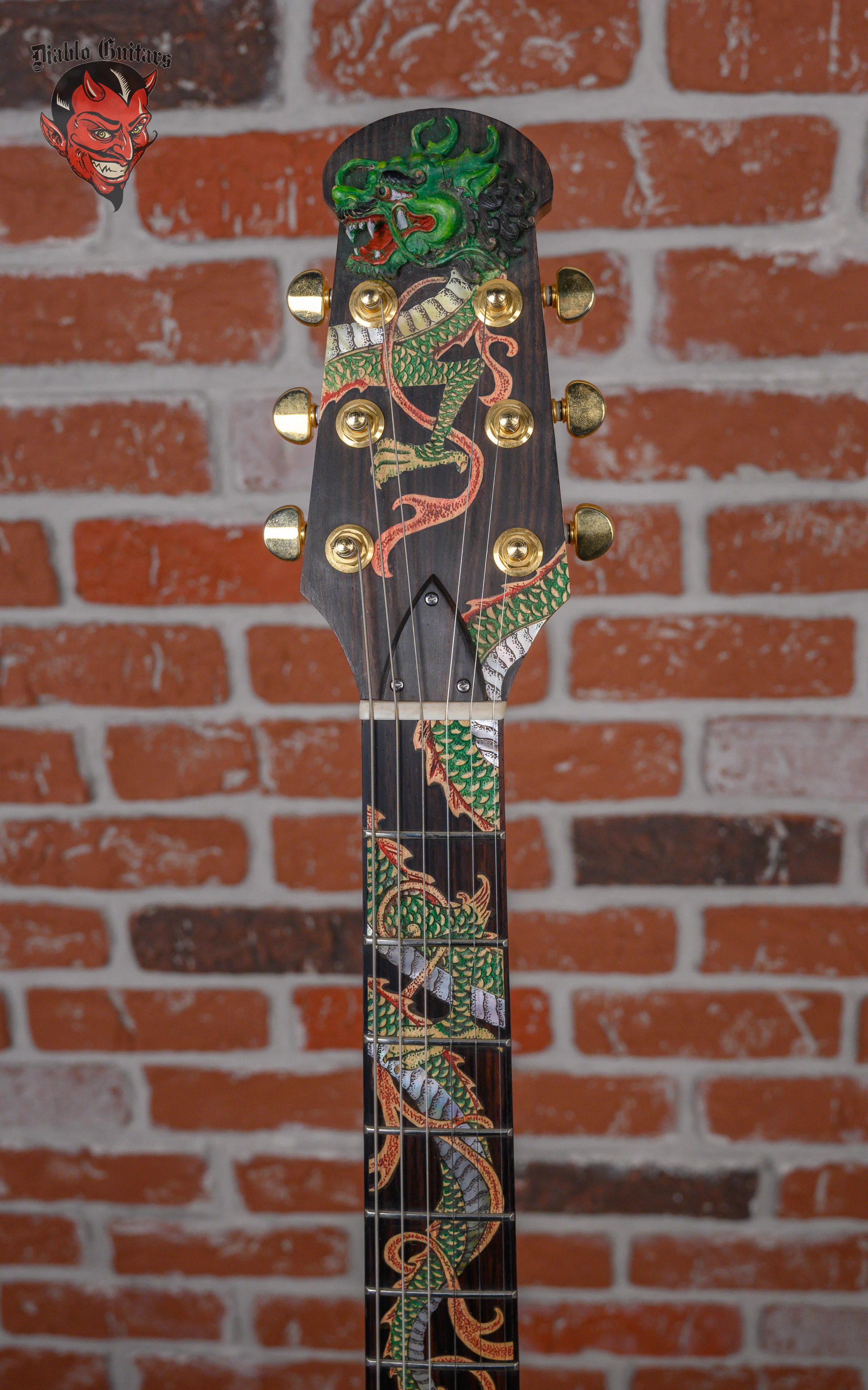 Blueberry Semi-Hollow Dragon Natural 2022 w/Gigbag