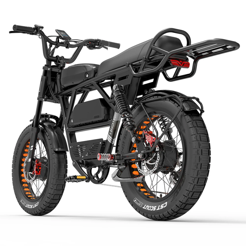 Lankeleisi X-Black Knight 1000W*2 Dual Motor 20" Fat Bike Fully E-Mountainbike 45Ah Samsung Akku E-MTB