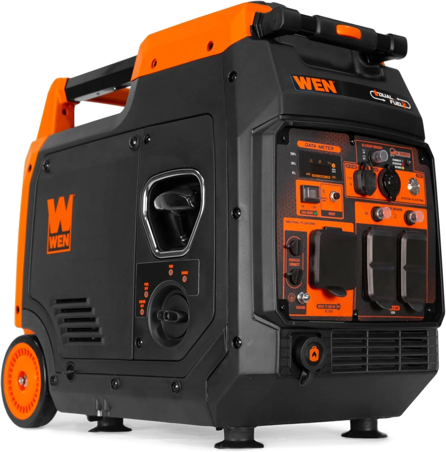 WEN Quiet and Lightweight 4800-Watt RV-Ready Portable Inverter Generator with Fuel Shut Off (56477i)