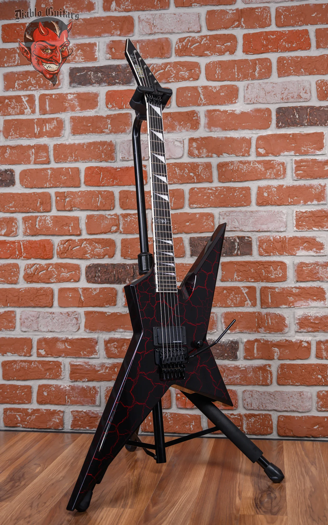 ESP Custom Shop Sammy Duet Random Star Signature Model Metallic Candy Apple Red Crackle Under Pearl Black 2025 w/OHSC