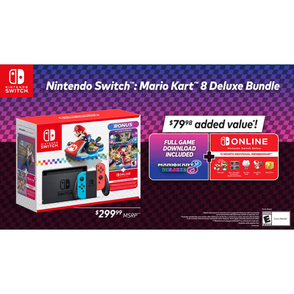 Nintendo Switch™ - Mario Kart™ 8 Deluxe Bundle