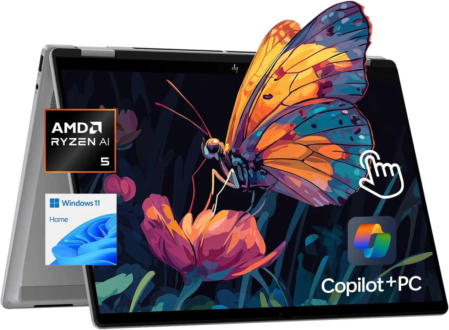 HP OmniBook X Flip Copilot+ PC Laptop Computer, 2-in-1 16