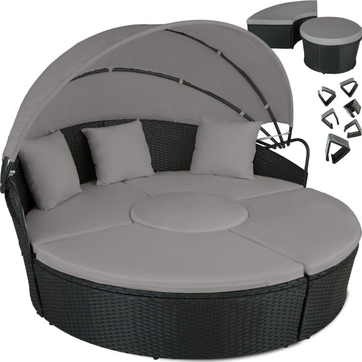Lounge shell sun island outdoor weatherproof