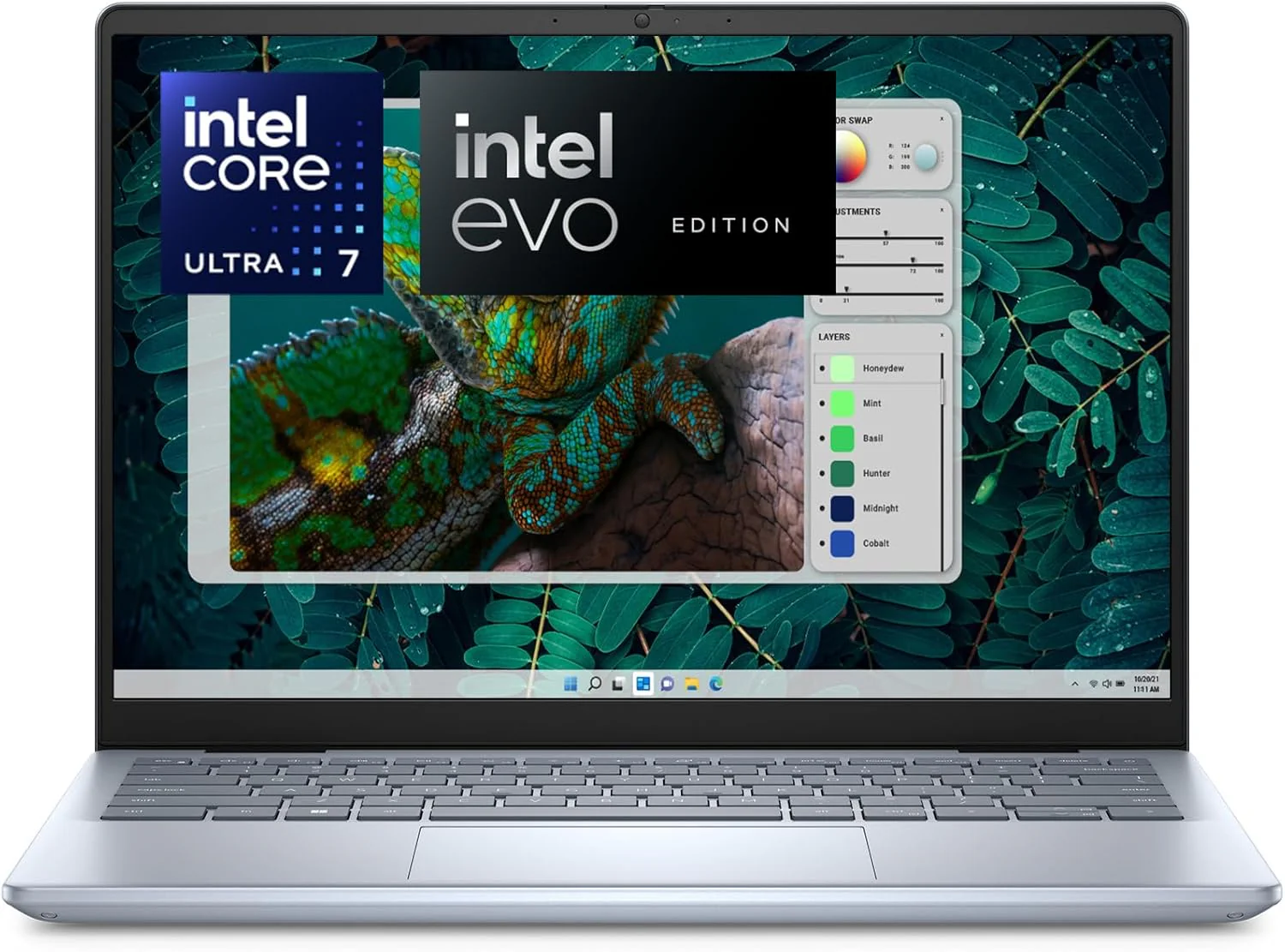 Dell Inspiron 14 Plus 7440 Laptop - 14.0-inch 16:10 2.2K (2240x1400) Display, Intel Core Ultra 7-155H, 16GB LPDDR5X RAM, 1TB SSD, Intel Arc Graphics, Windows 11 Home, Onsite Service - Ice Blue