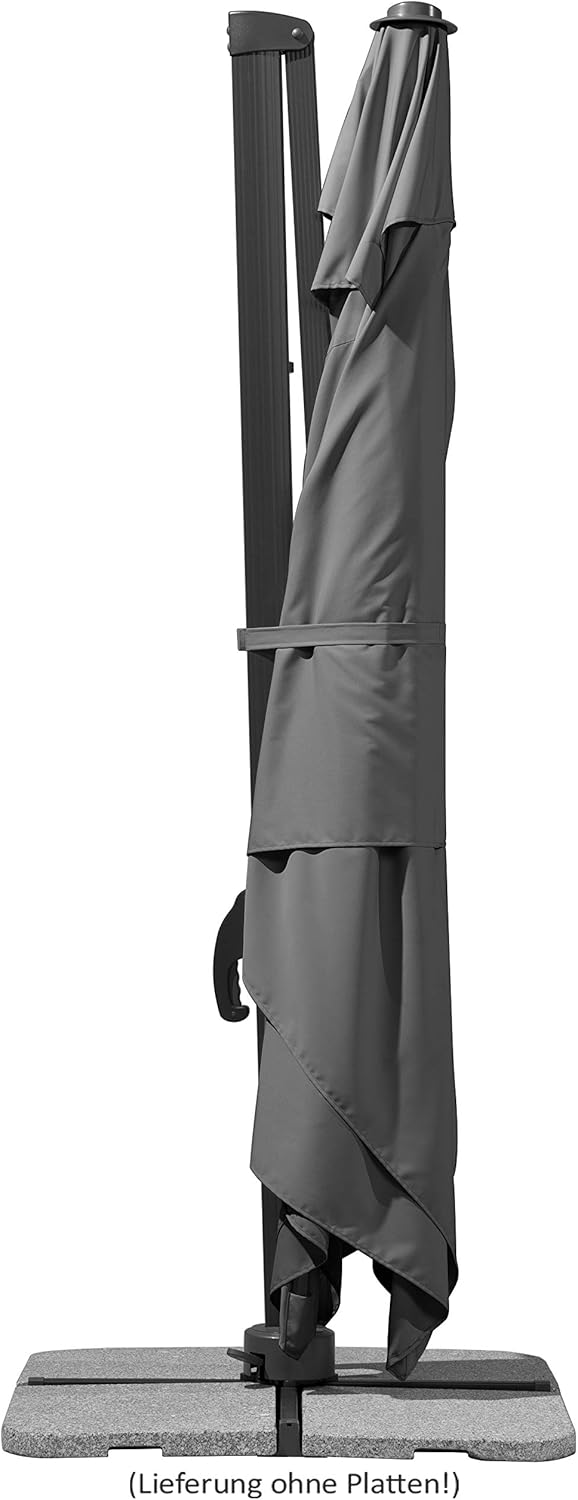 Schneider 2025 Rhodes Grande Parasol Approx. 400 x 300 cm Anthracite