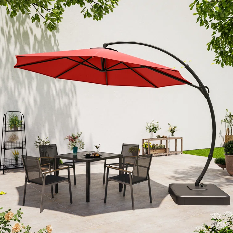 Ebonique Cantilever Umbrella with Base Included  Ebonique Cantilever Umbrella with Base Included  Ebonique Cantilever Umbrella with Base Included  Ebonique Cantilever Umbrella with Base Included  Ebonique Cantileve