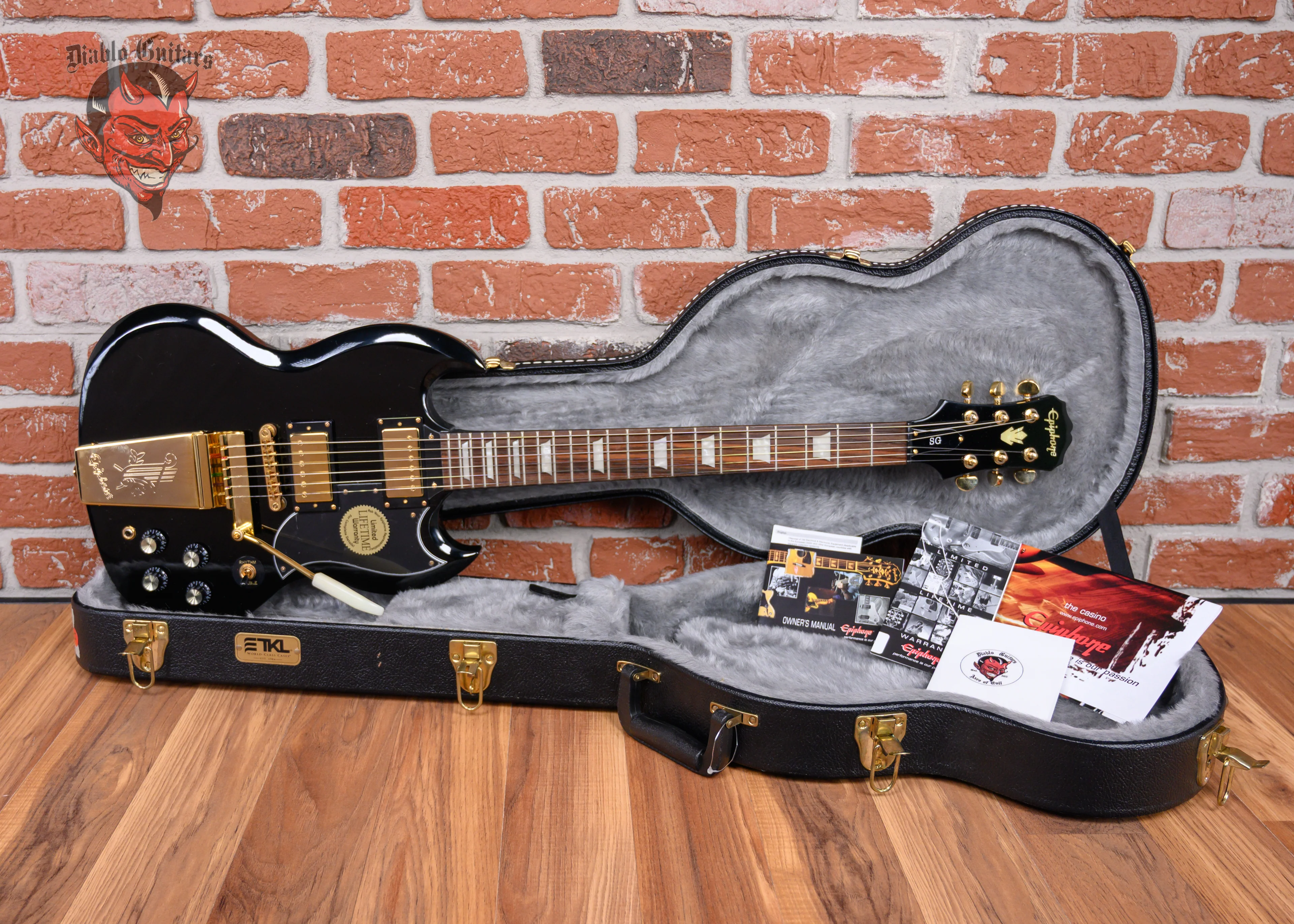 Epiphone '65 Maestro Deluxe G-400 Ebony 2009 w/OHSC