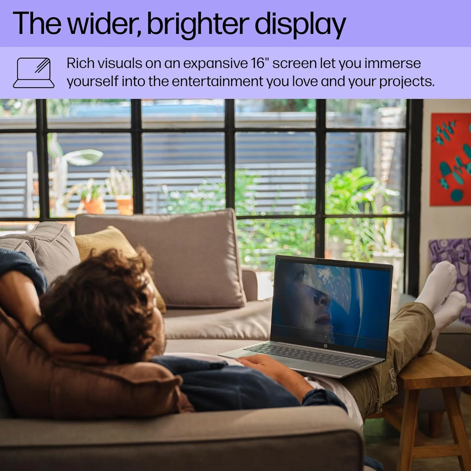 HP OmniBook 5 16 inch AI PC, 2K Touchscreen Display, Intel Core Ultra 5 225U, 16 GB RAM, 512 GB SSD, Intel Graphics, Windows 11 Home, Glacier Silver, 16-af1700nr