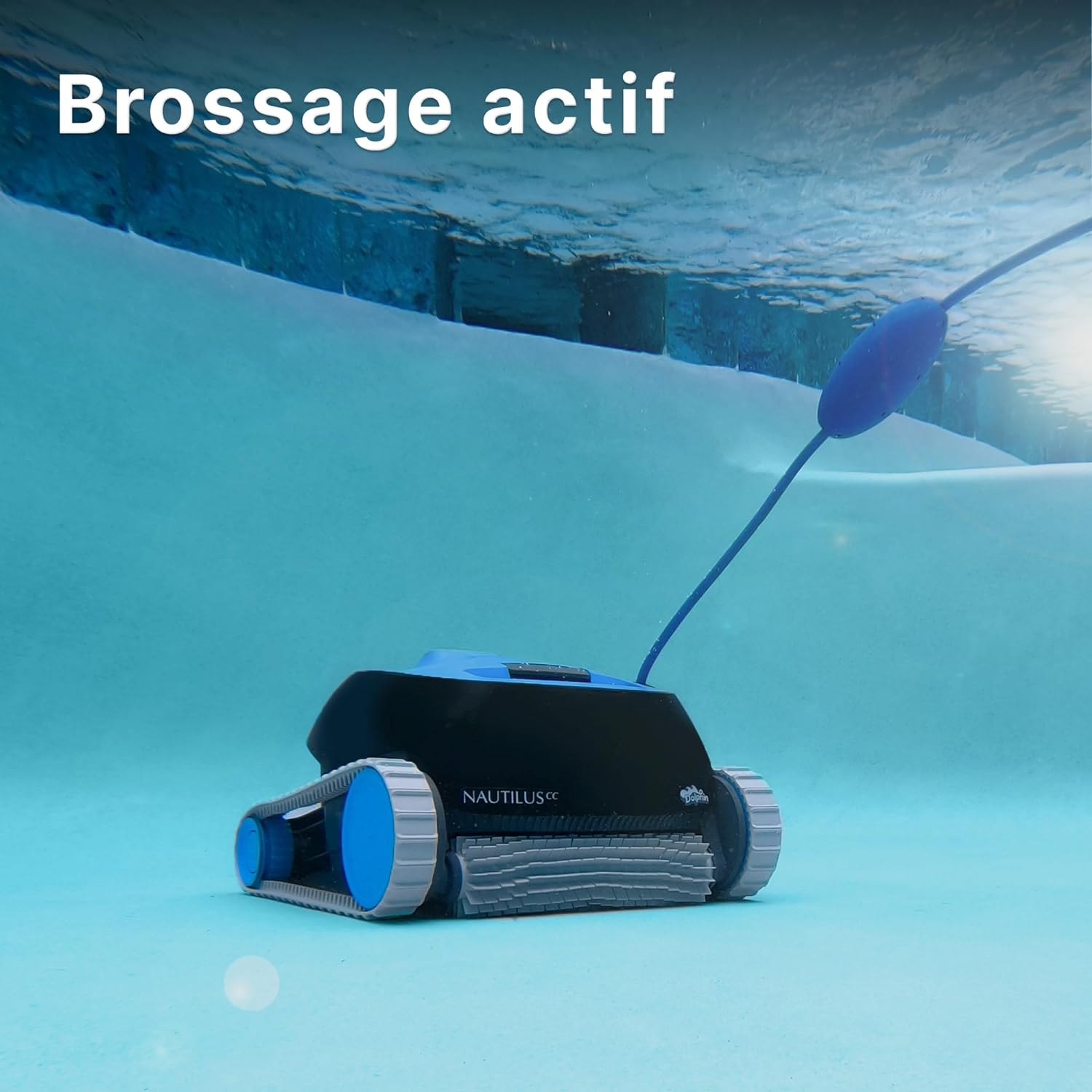 Dolphin Nautilus CC Robot Electric Pool Cleaner - Wall Cleaning, Inground Pool Up to 10 m