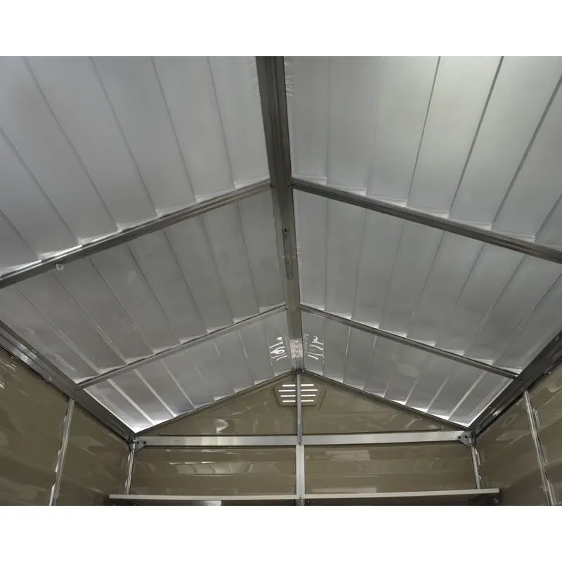 Skylight 6' wide x 8' deep plastic storage shed