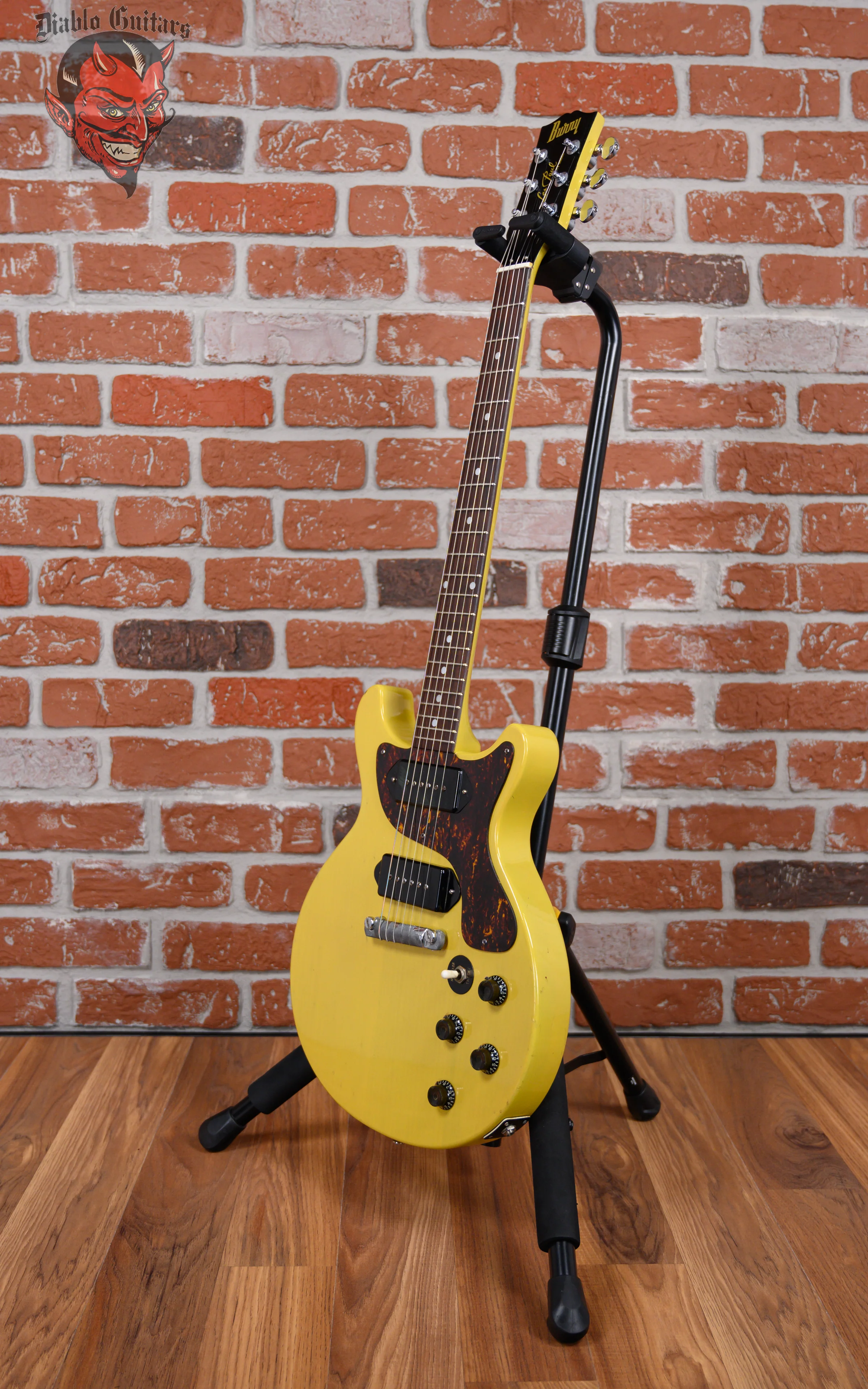 Burny Les Paul Junior FTV-90 Yellow 1973 w/HSC