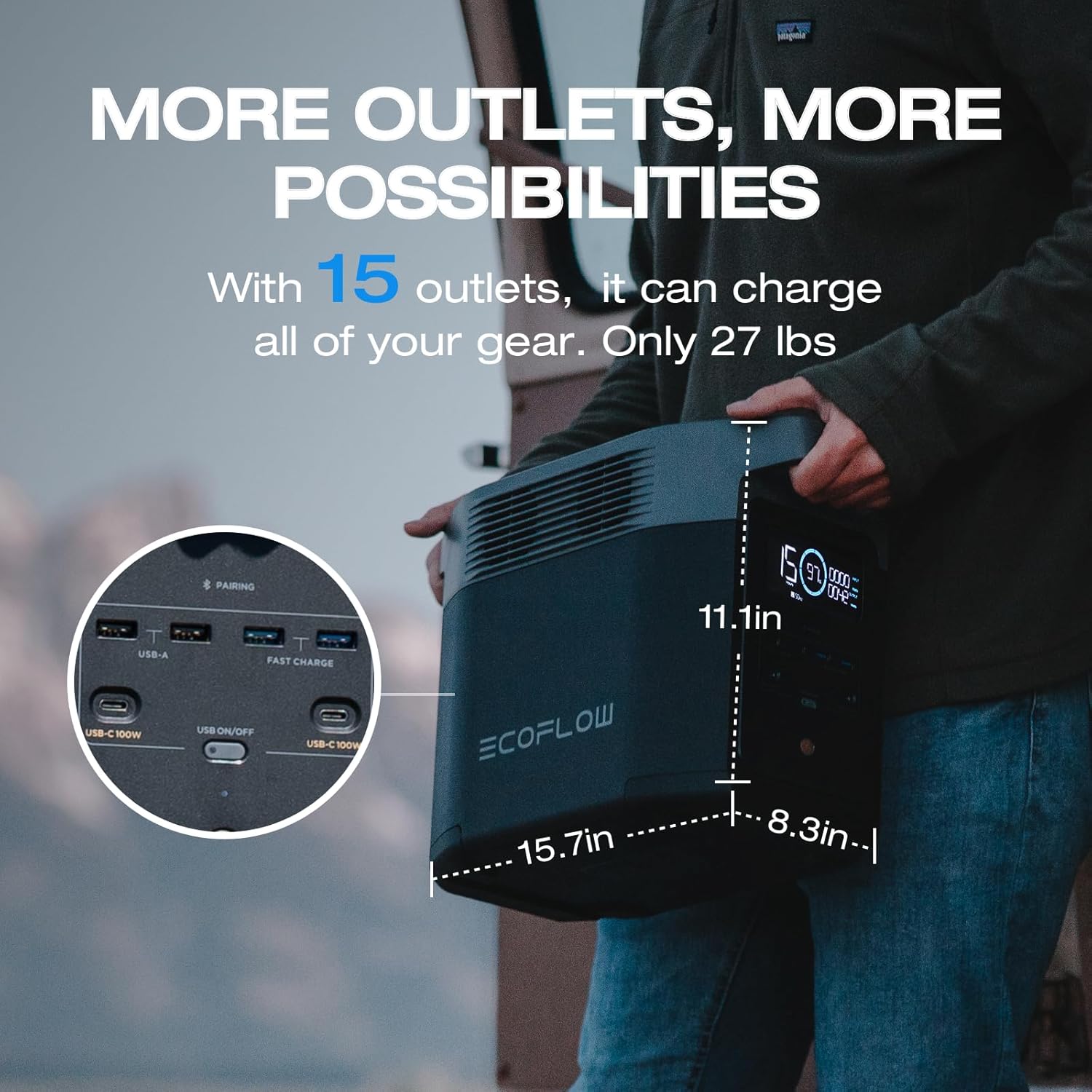 ECOFLOW Solar Generator DELTA2 with 220W Solar Panel