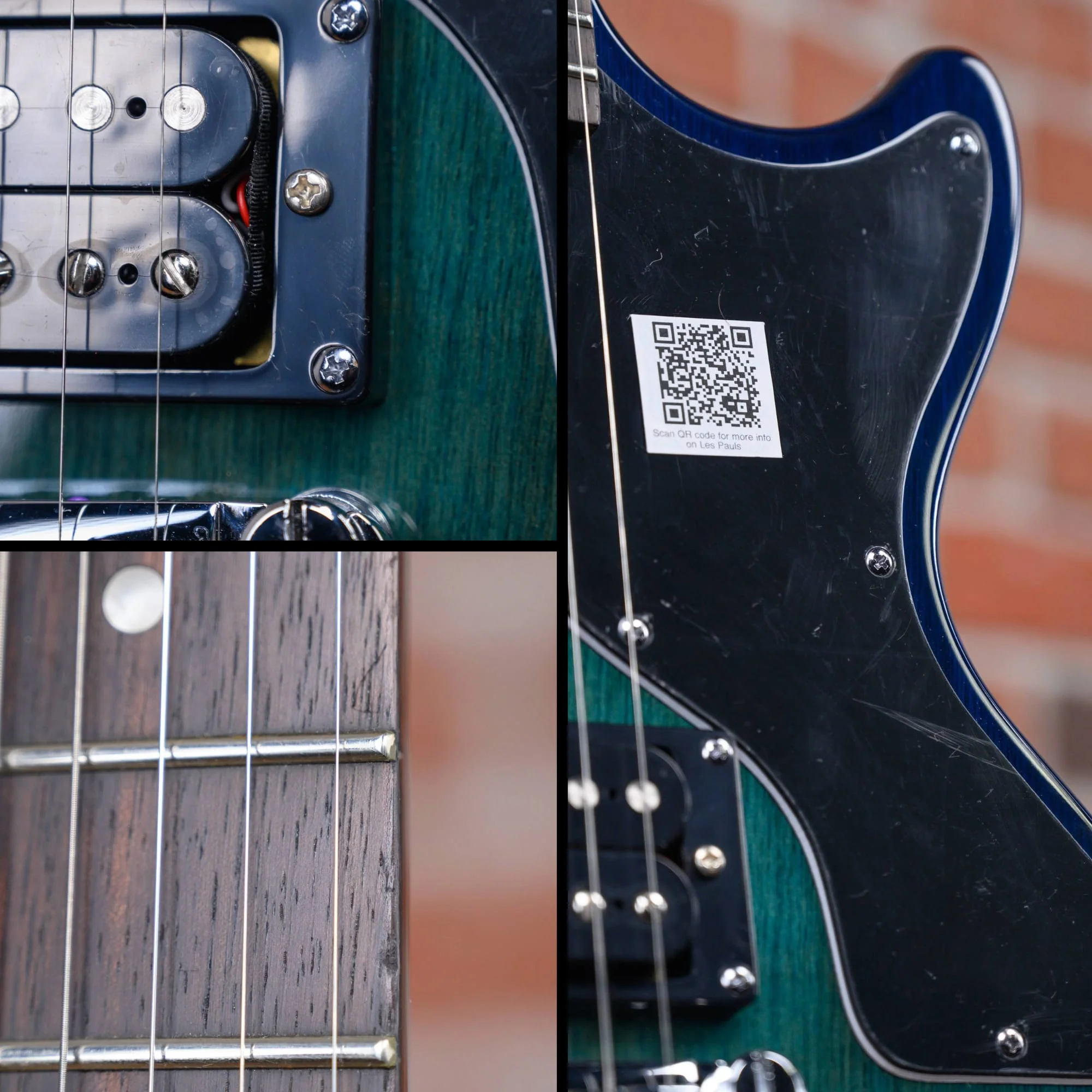 Epiphone Les Paul Jr. Transparent Blue Burst 2015 w/OHSC