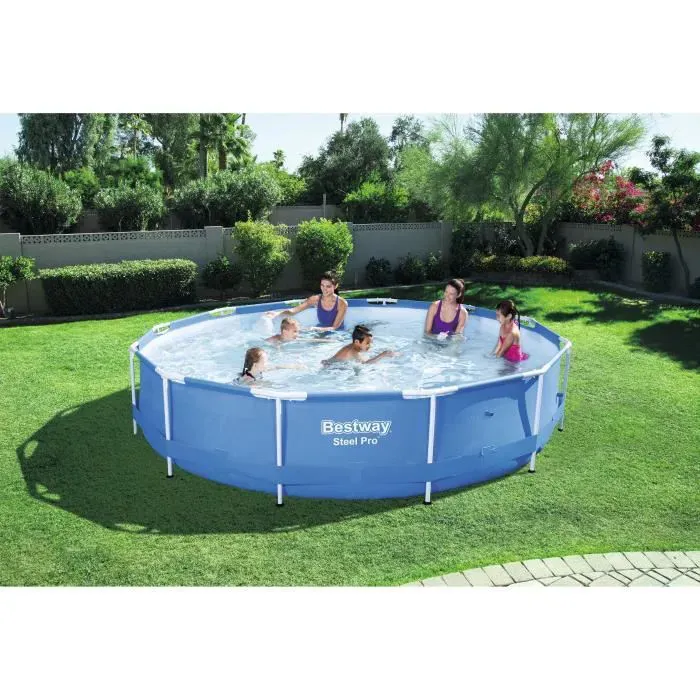 BESTWAY Piscine ronde tubulaire &Oslash;3,66 x H0,76m