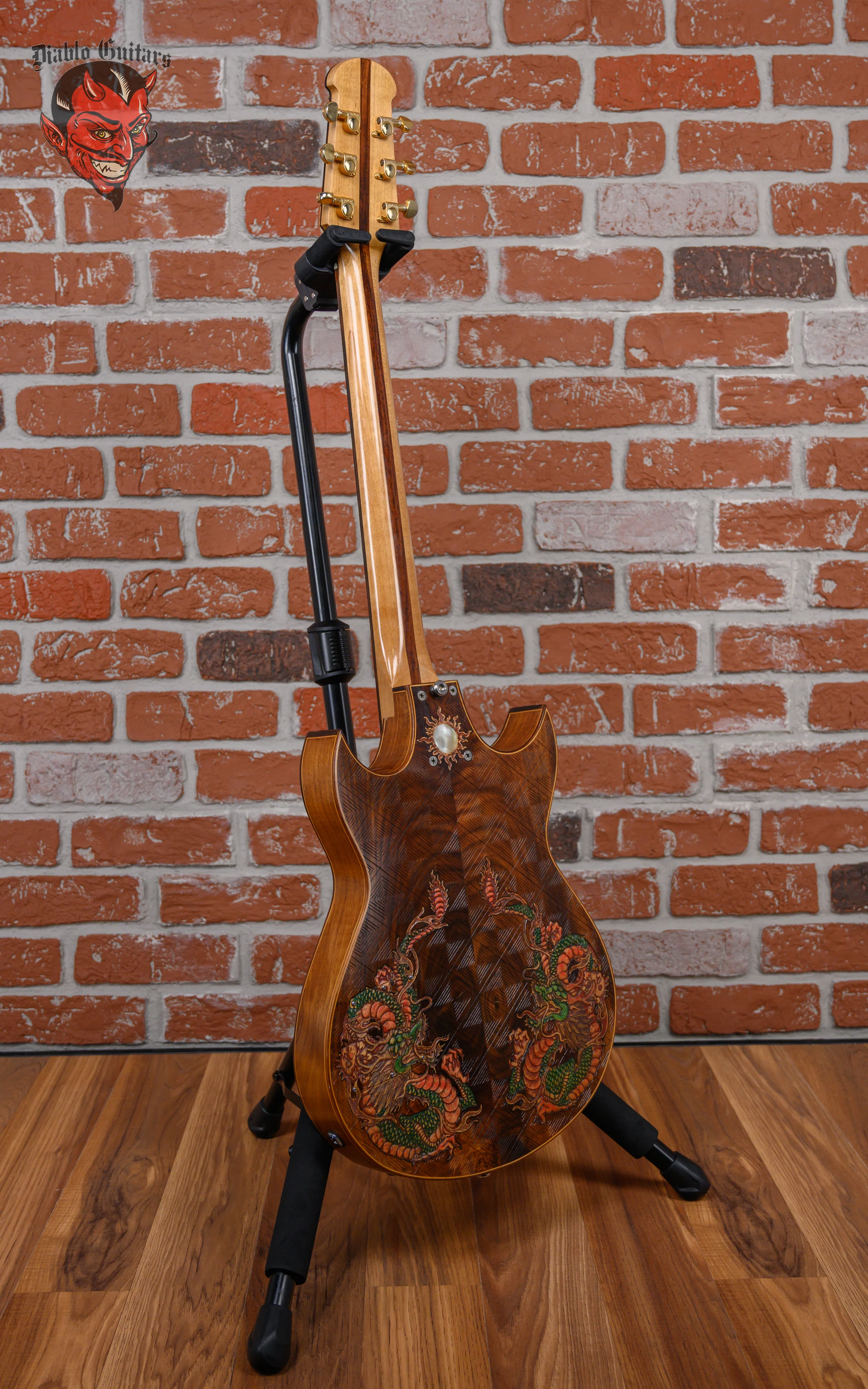 Blueberry Semi-Hollow Dragon Natural 2022 w/Gigbag