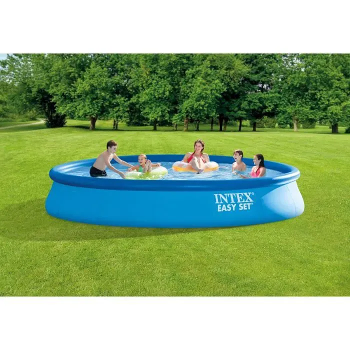 Intex - 28158NP - Kit piscine easy set autoportante &oslash; 4,57 x 0,84m