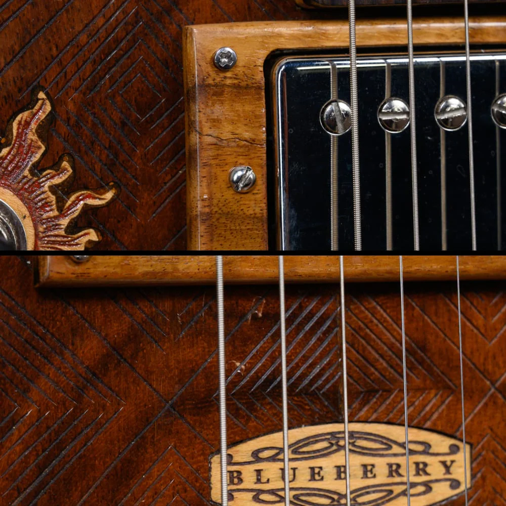 Blueberry Semi-Hollow Dragon Natural 2022 w/Gigbag