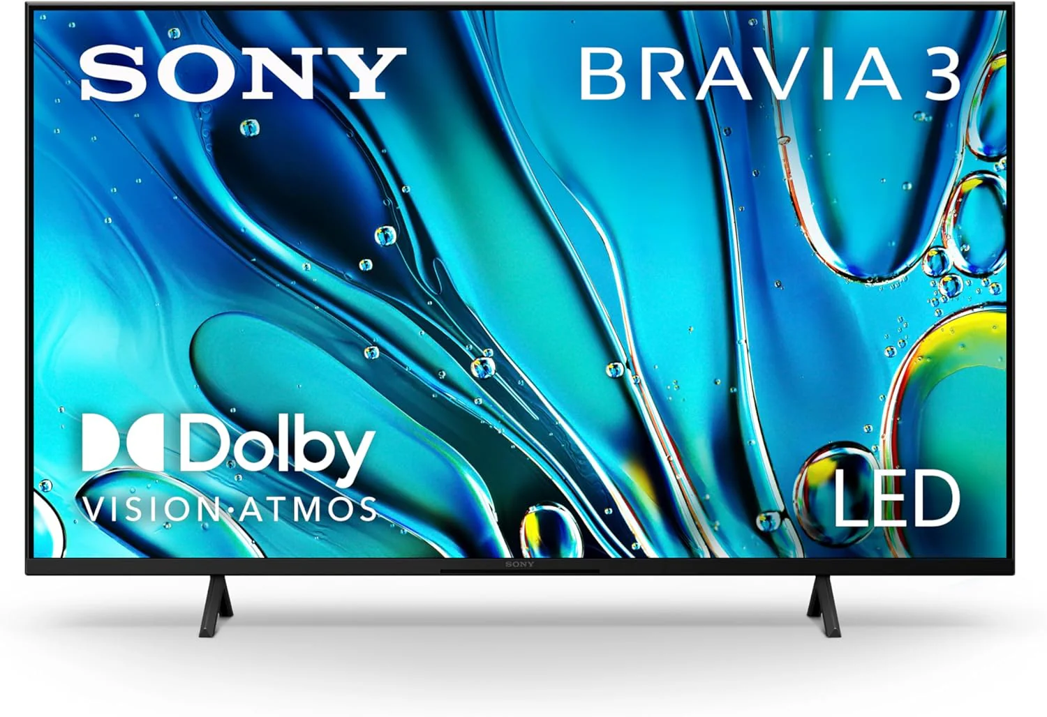 Sony 50-Inch Class 4K Ultra HD BRAVIA 3 LED Smart TV with Google TV, Dolby Vision HDR, and Exclusive Features for PlayStation®5 (K-50S30)