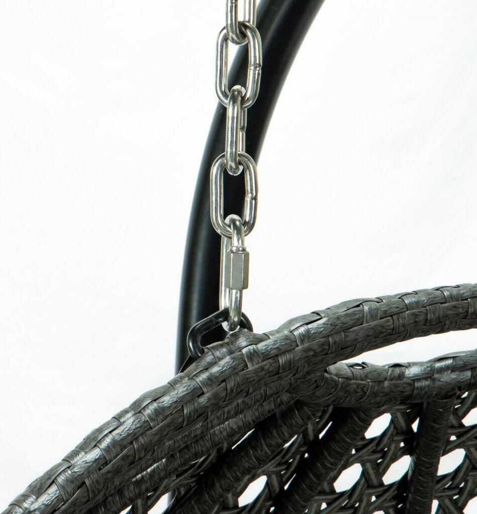 2-Person Wicker Hanging Swing Chair