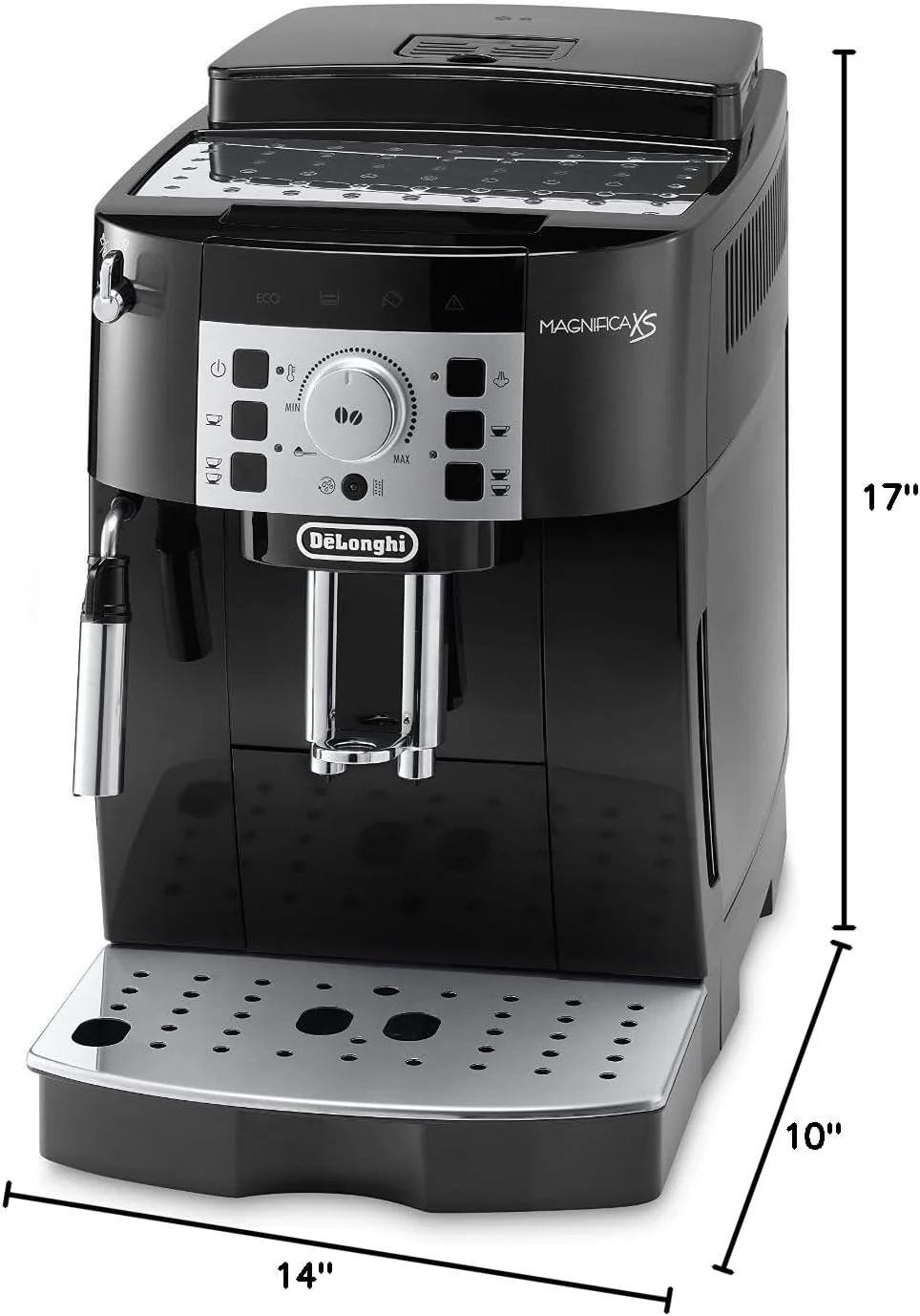 Delonghi ECAM22110B Super Automatic Espresso, Latte and Cappuccino Machine, Black,50 ml