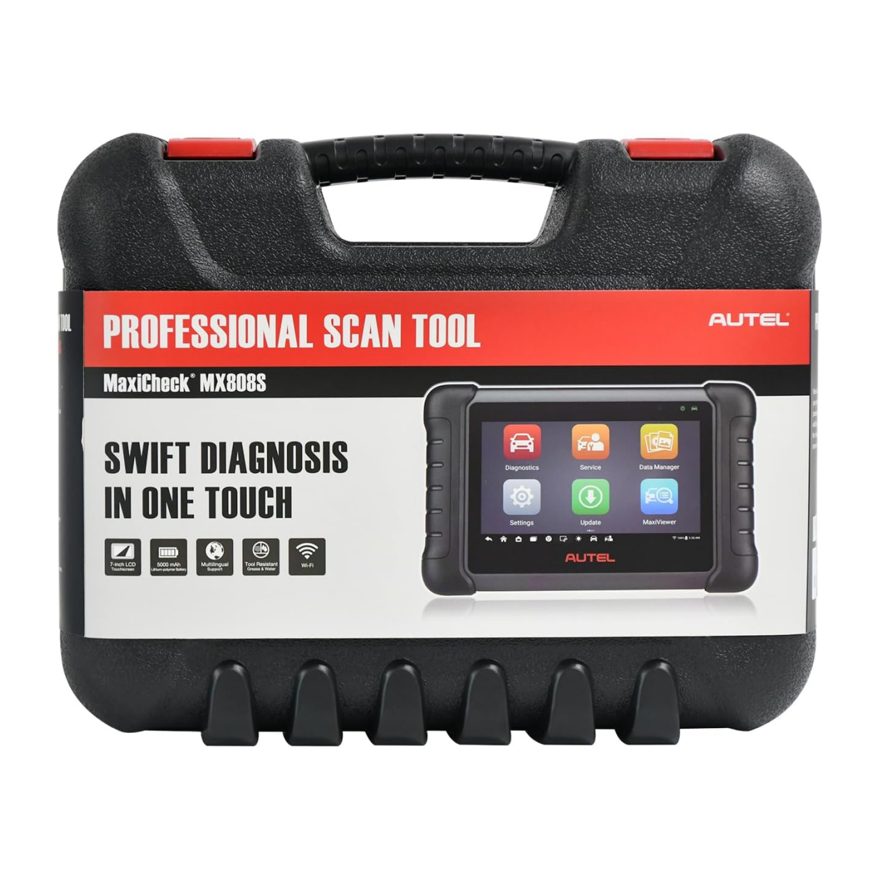 Autel MaxiCheck MX808S Android 11 Scanner EU Version 2024, Like MaxiCOM MK808S/MK808Z, Newer Model of MK808/MX808, Fully Bi-Directional, 28+ Service, OE All System Scan, ABS/SRS/EPB/BMS