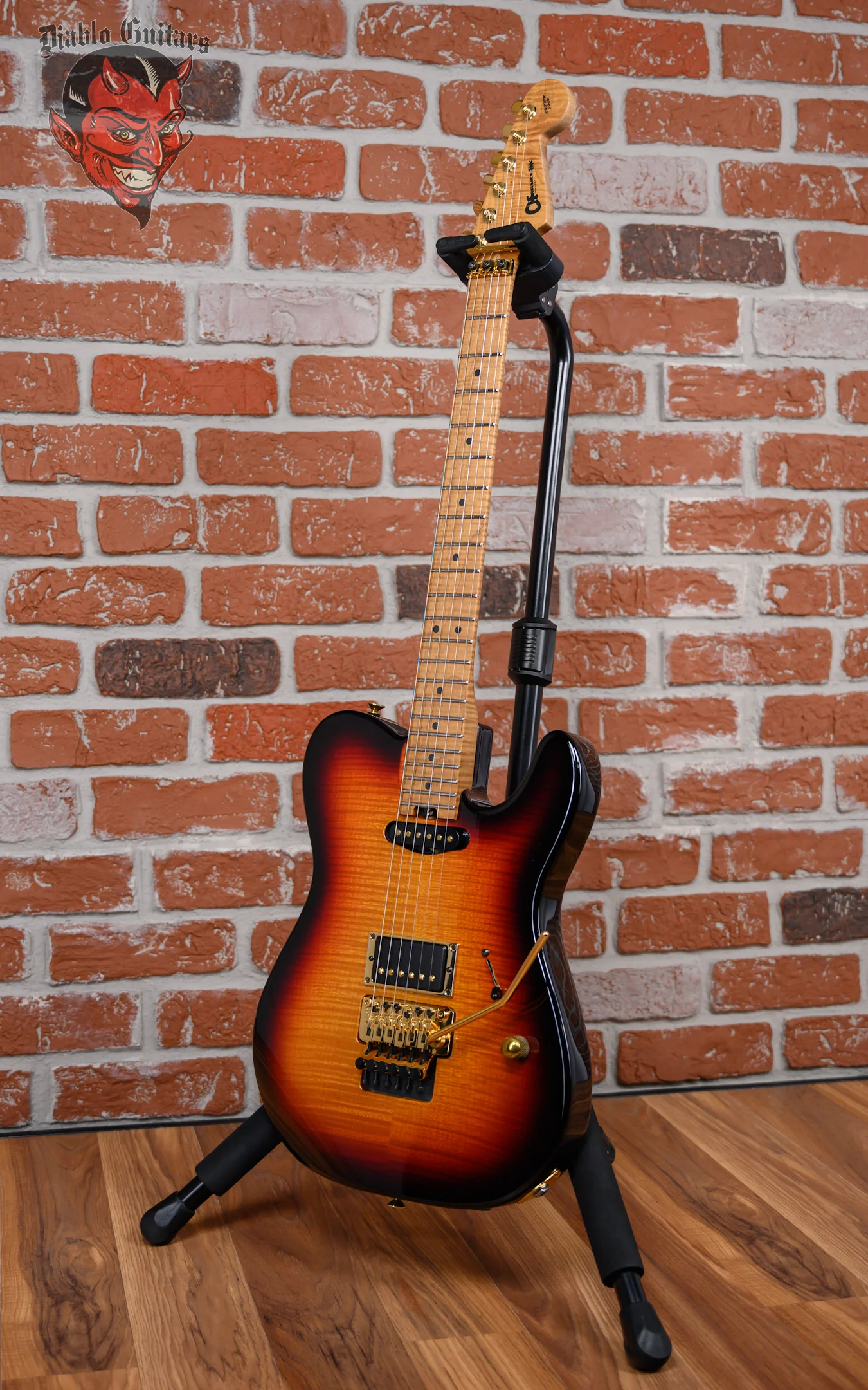 Charvel USA Custom Shop Select CCS ST2 HS FR Flame Maple Top 3-Tone Sunburst 2022 w/OHSC