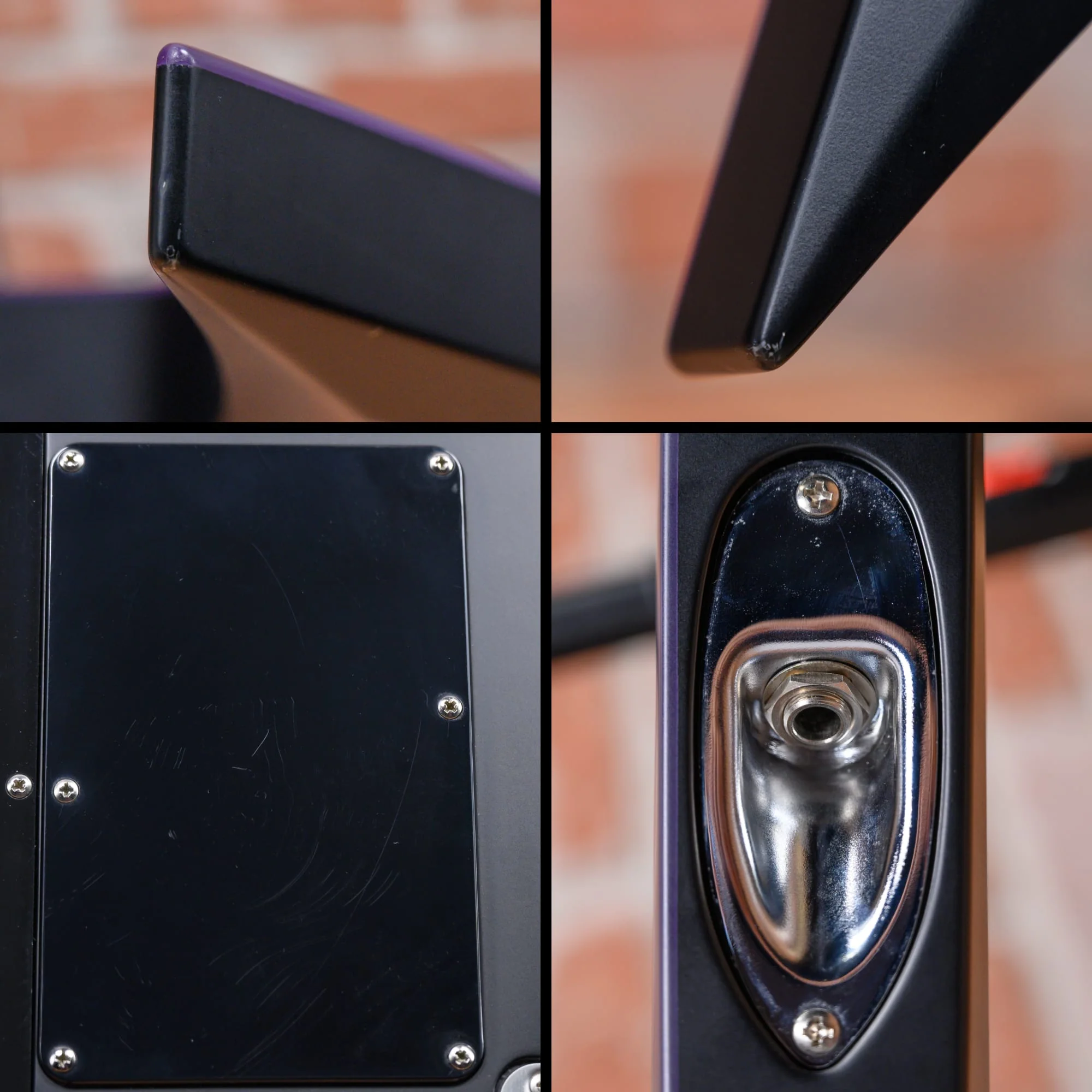 ESP Custom Shop Alexi Laiho Signature Purple Fade Satin w/ Ripped Pinstripes 2022 w/OHSC